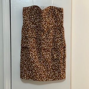 J. Crew Strapless tiered dress